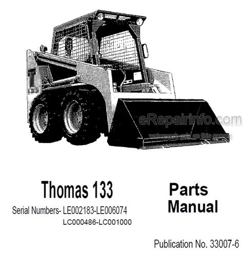 thomas skid steer 135s|thomas 133 skid steer parts.